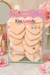 Kiss Lovely Heart Makeup Cotton Puff - Buy Online in Pakistan at Cosmia.pk