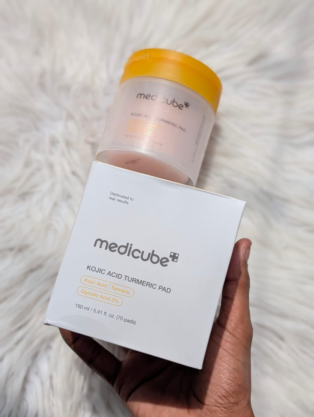 Medicube Kojic Acid Turmeric Toner Pad 70 Pads - Buy Online in Pakistan at Cosmia.pk