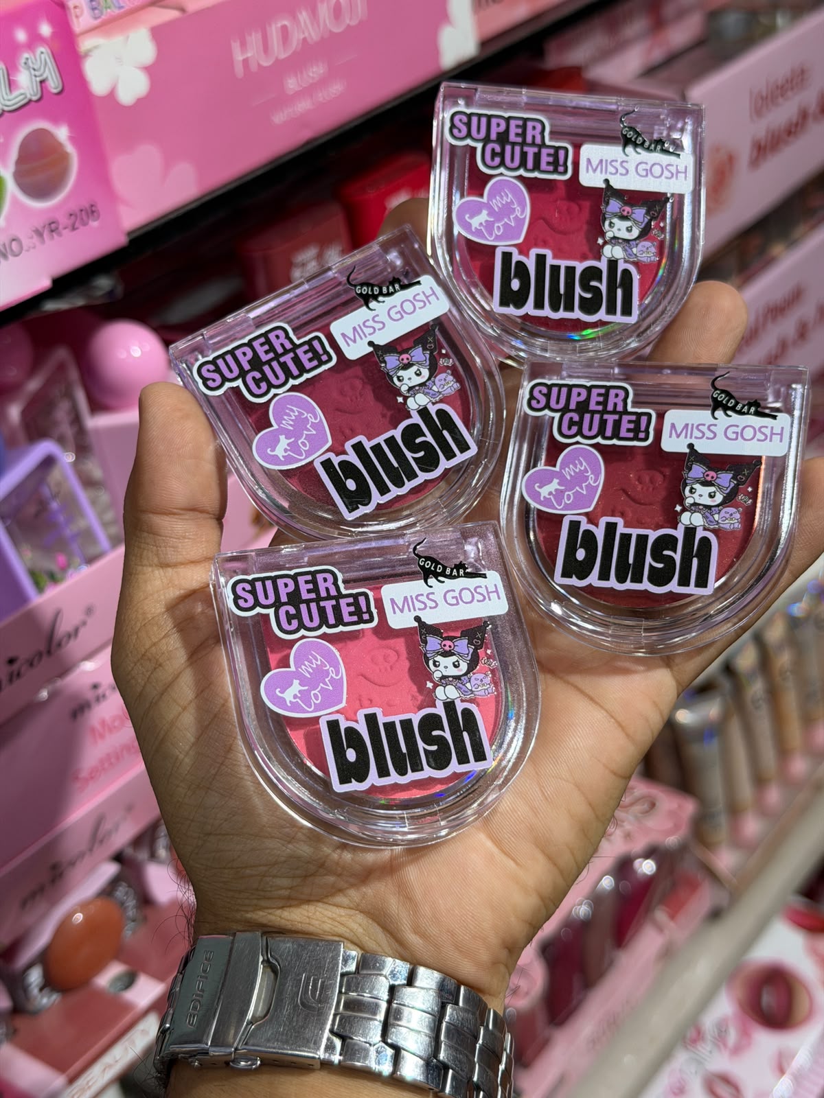 Miss Gosh Super Cute Kuromi 4pcs Blushes - Buy Online in Pakistan at Cosmia.pk