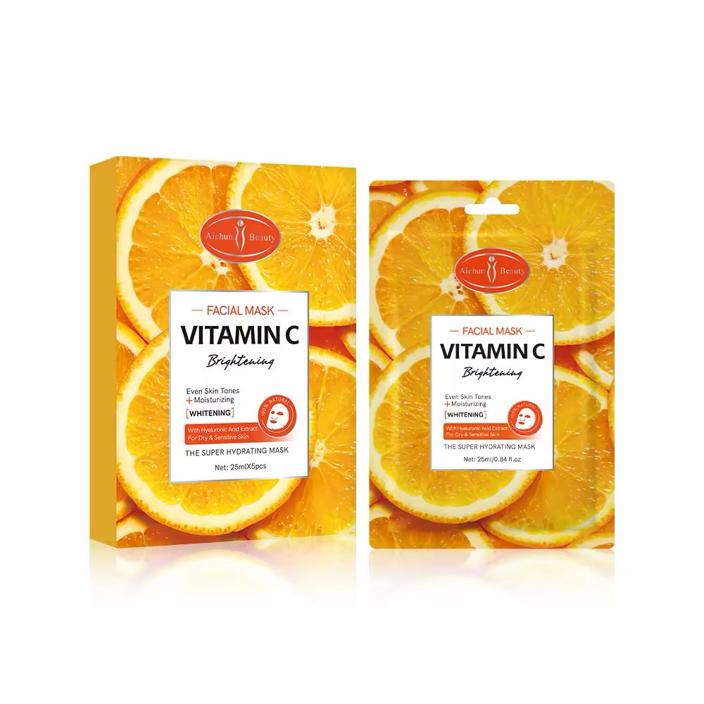 Aichun Beauty Vitamin C Facial Mask 5 Pcs Box - Buy Online in Pakistan at Cosmia.pk