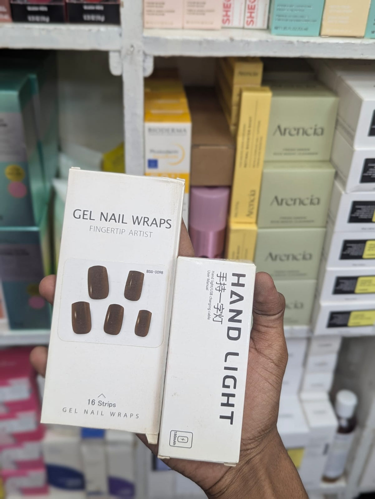 Gel Nail Wraps & Hand Light Set - Buy Online in Pakistan at Cosmia.pk
