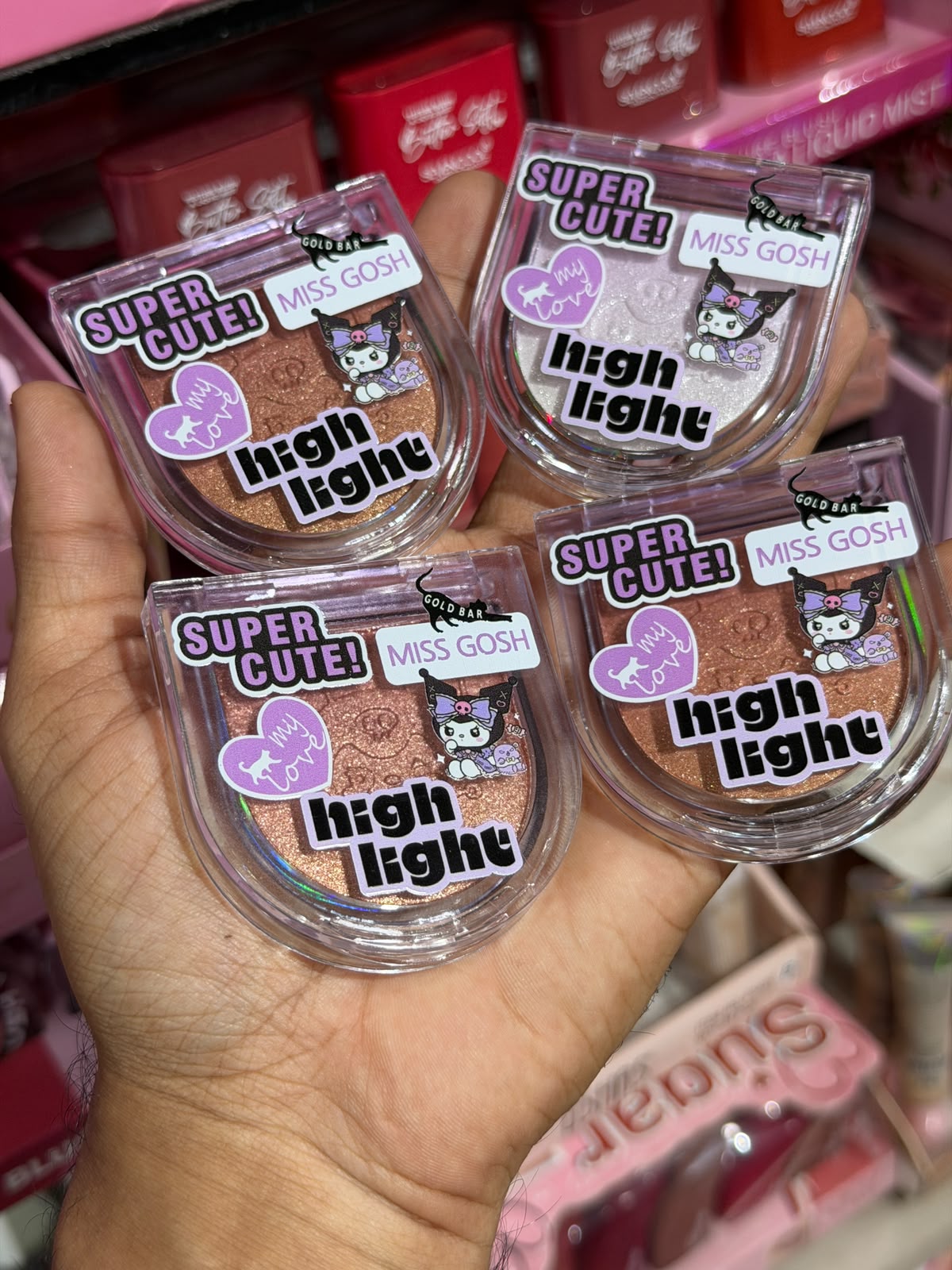 Miss Gosh Super Cute Kuromi 4pcs Highlighters - Buy Online in Pakistan at Cosmia.pk