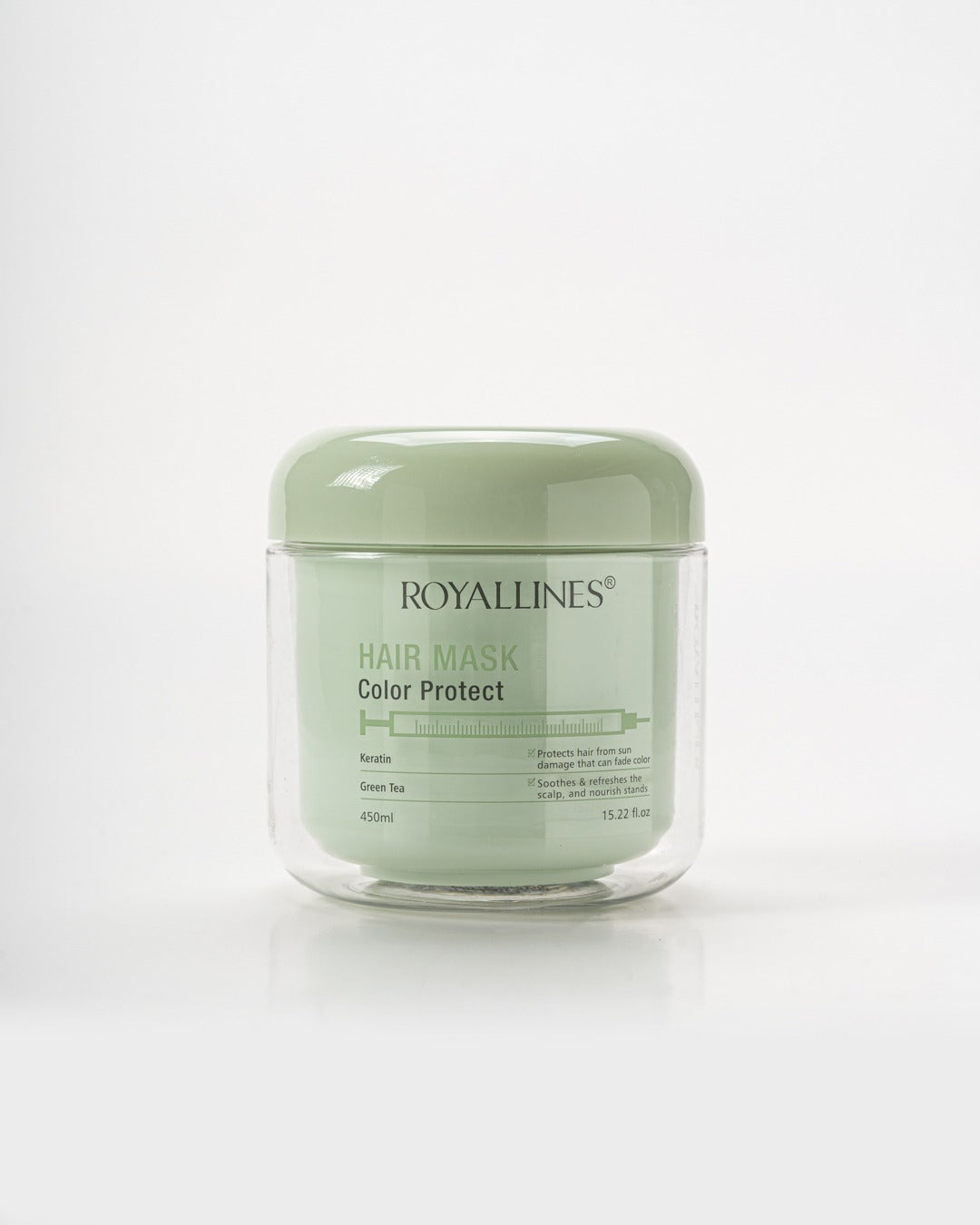 ROYALLINES Keratin & Green Tea Color Protect Hair Mask (450ml) - Buy Online in Pakistan at Cosmia.pk