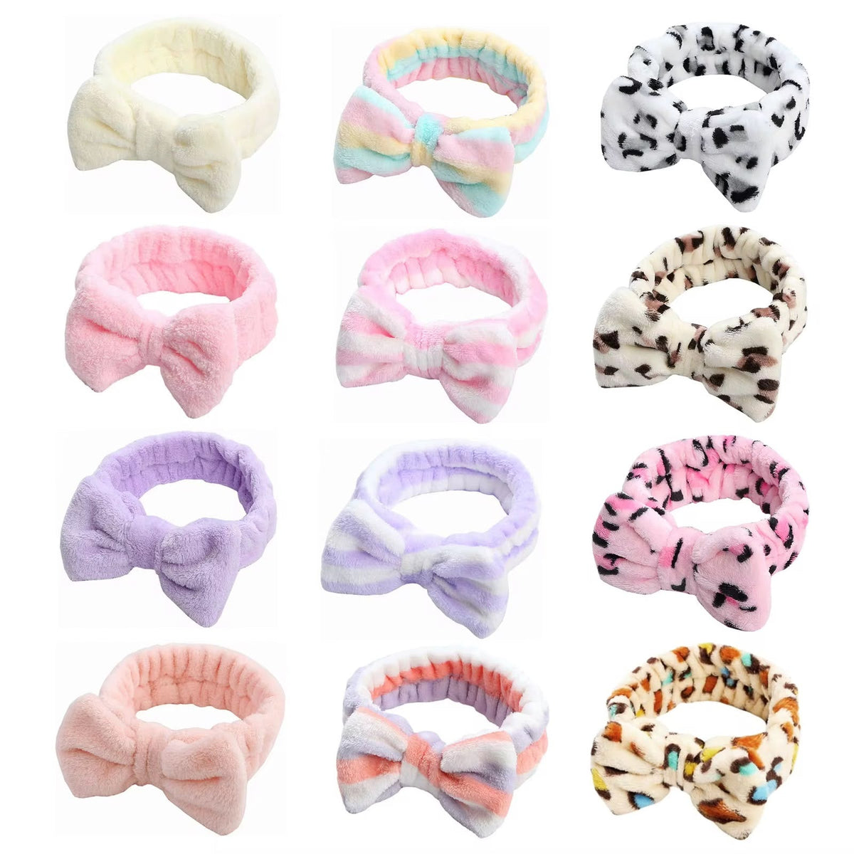 Women's Striped Bow Face Wash Headband - Buy Online in Pakistan at Cosmia.pk
