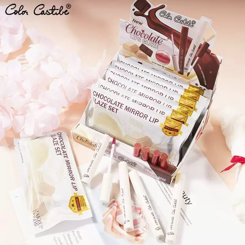 Color Castle Chocolate Mirror Lip Glaze Set - Buy Online in Pakistan at Cosmia.pk