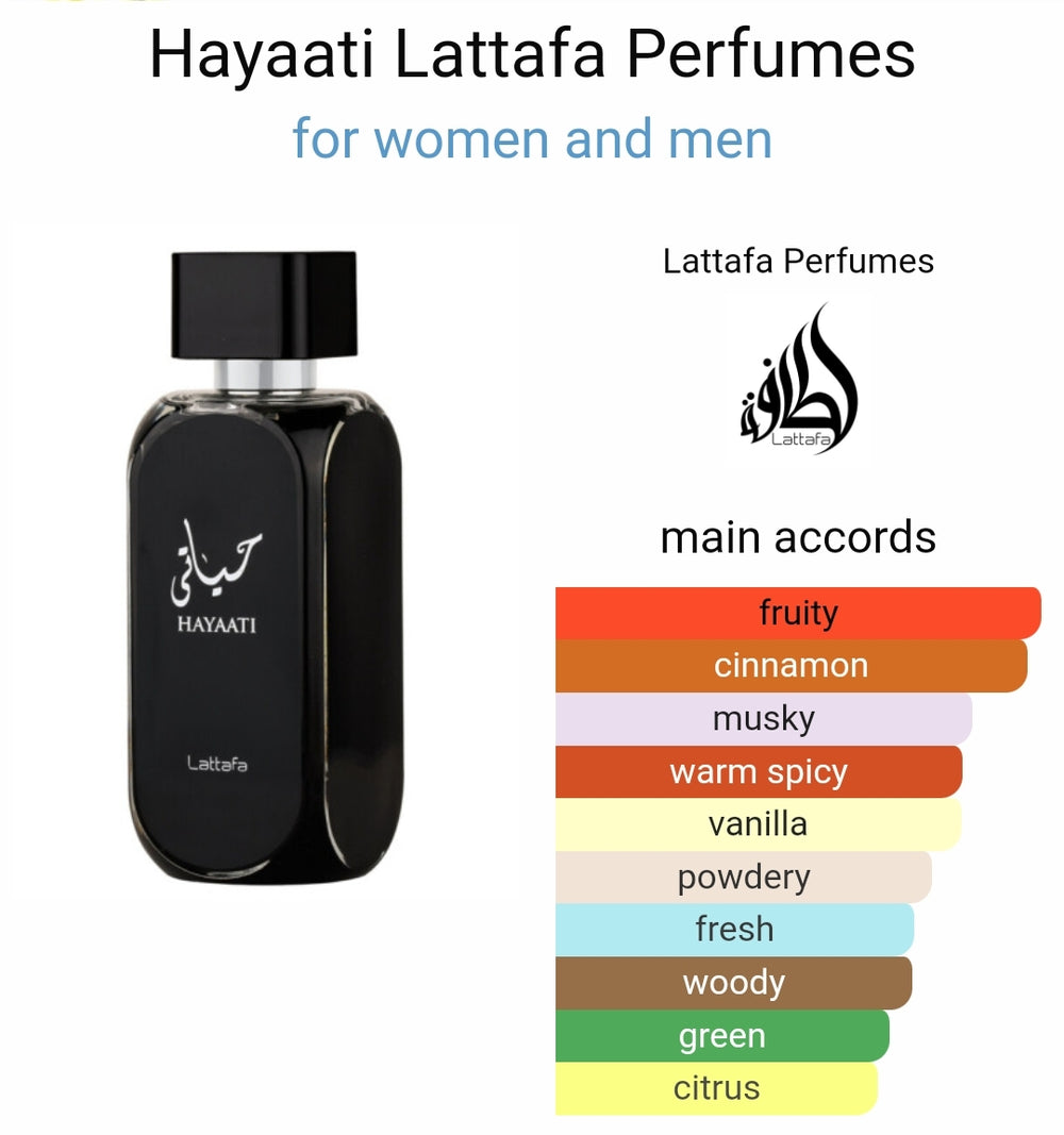 Hayaati by Lattafa Perfumes Unisex Perfume - Buy Online in Pakistan at Cosmia.pk