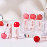Gege Bear 3 Pcs Lollipop Water Gloss Lip Glaze Set | Hydrating Lip Gloss - Buy Online in Pakistan at Cosmia.pk