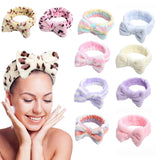 Women's Striped Bow Face Wash Headband - Buy Online in Pakistan at Cosmia.pk