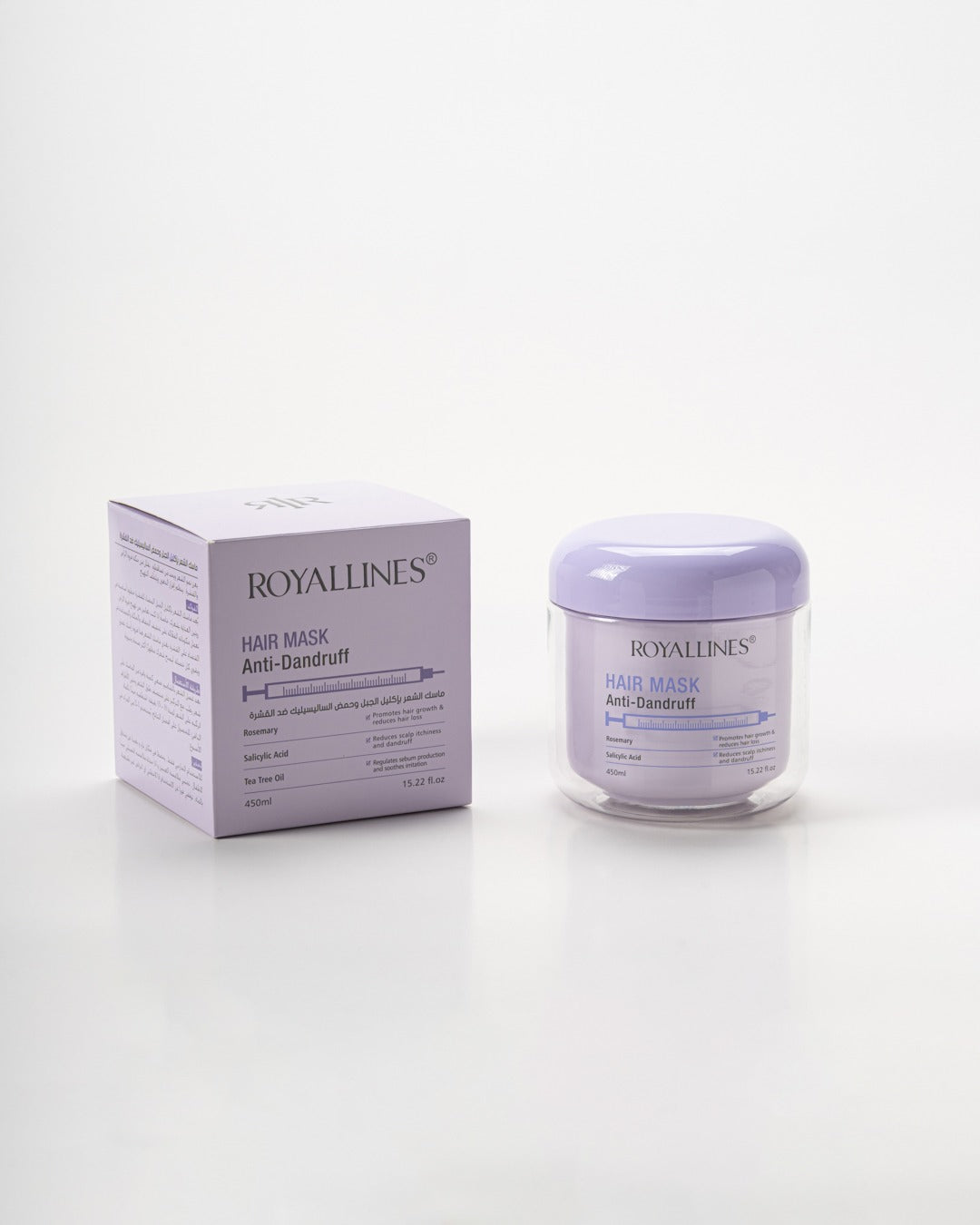 ROYALLINES Rosemary & Salicylic Acid Anti-Dandruff Hair Mask (450ml) - Buy Online in Pakistan at Cosmia.pk