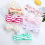 Women's Striped Bow Face Wash Headband - Buy Online in Pakistan at Cosmia.pk