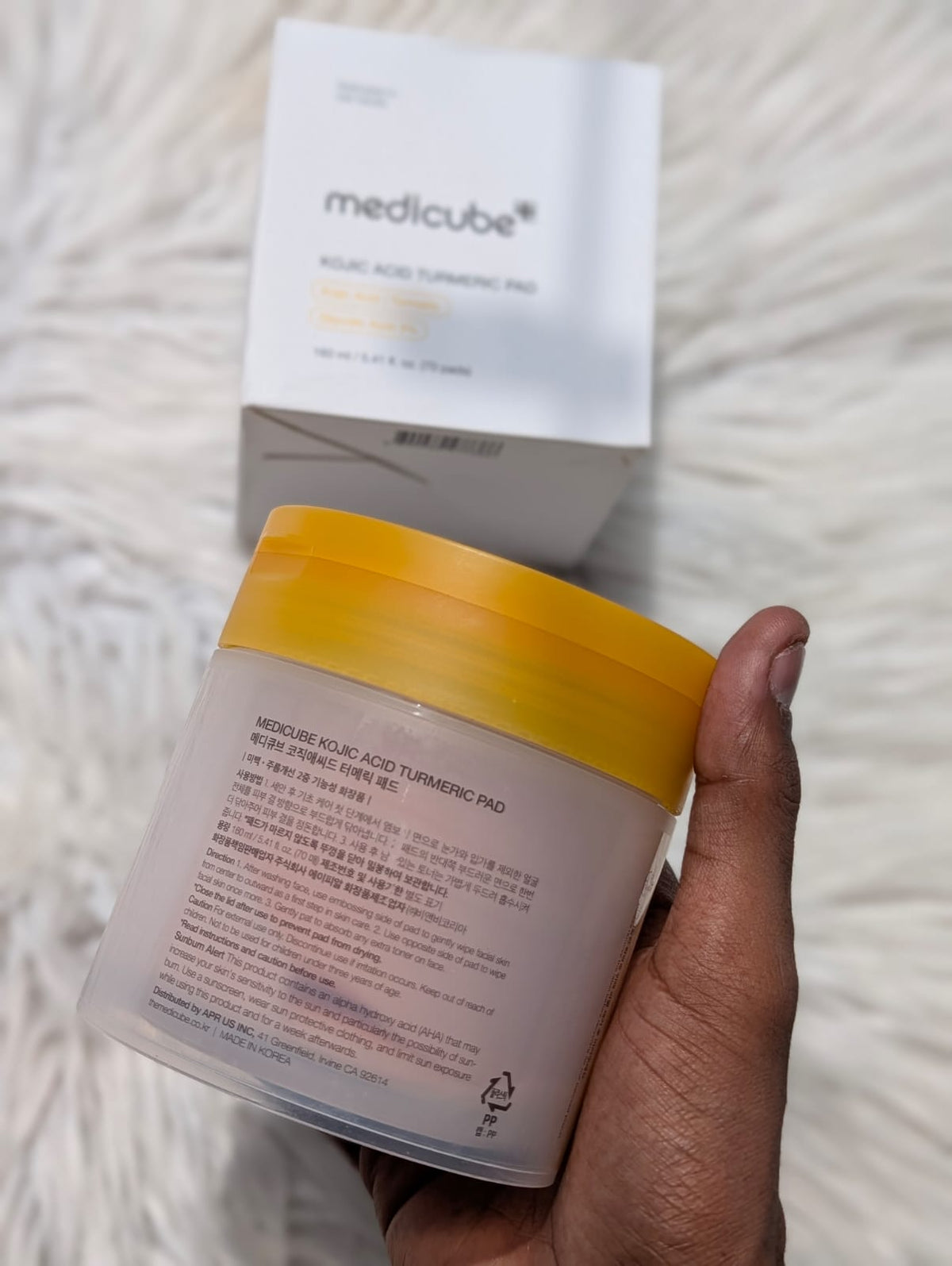 Medicube Kojic Acid Turmeric Toner Pad 70 Pads - Buy Online in Pakistan at Cosmia.pk