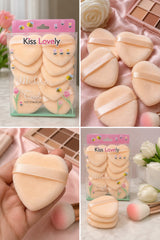 Kiss Lovely Heart Makeup Cotton Puff - Buy Online in Pakistan at Cosmia.pk