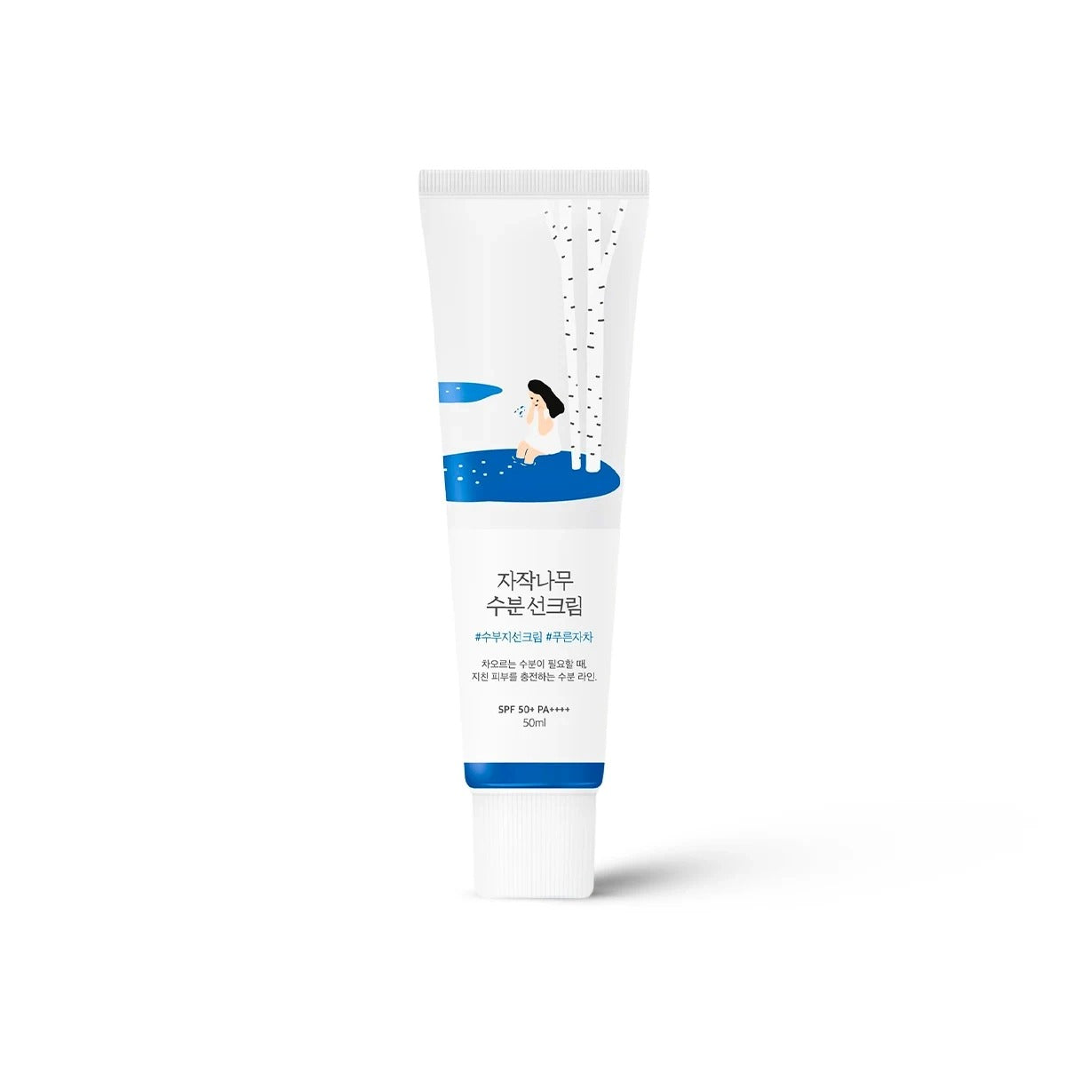 Round Lab Birch Juice Moisturizing Sunscreen SPF50+ PA++++ 50ml - white background packshot