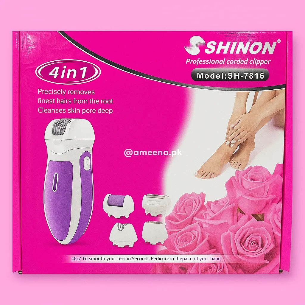 Shinon 4 in 1 Ladies Epilator - Buy Online in Pakistan at Cosmia.pk