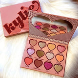 12 Colors Kylie Kayan shafawa Valentines Day Collection Eyeshadow - Buy Online in Pakistan at Cosmia.pk