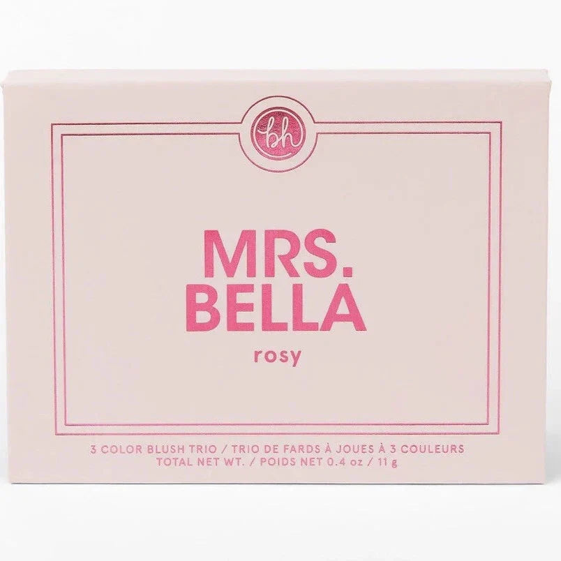 Bh Comsetics Mrs. Bella Rosy Blush Palette - 3 Colors - Buy Online in Pakistan at Cosmia.pk