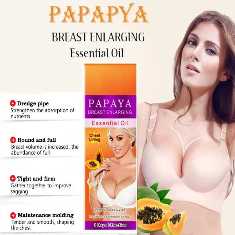Papaya Women Large Breast Oil - 30ml - Buy Online in Pakistan at Cosmia.pk