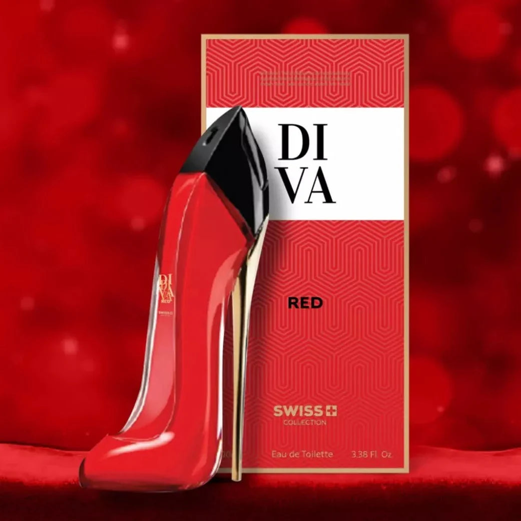 DIVA Red by Swiss Collection – Eau De Toilette Spray for Women - 100ml - Buy Online in Pakistan at Cosmia.pk