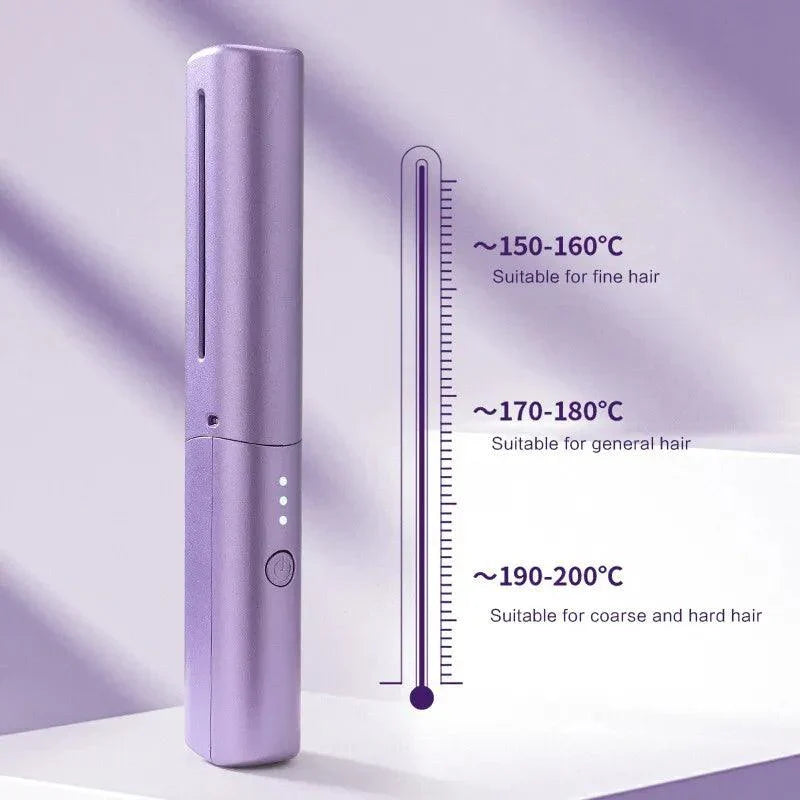 Mini 2 in 1 Professional Wireless Rechargeable Hair Straightener - Buy Online in Pakistan at Cosmia.pk