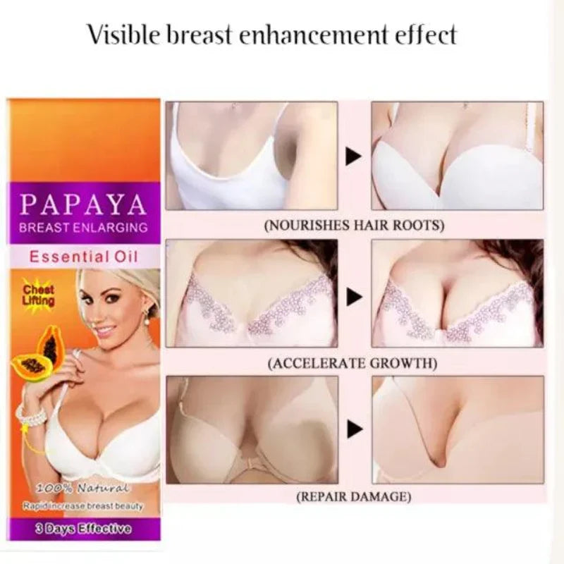 Papaya Women Large Breast Oil - 30ml - Buy Online in Pakistan at Cosmia.pk