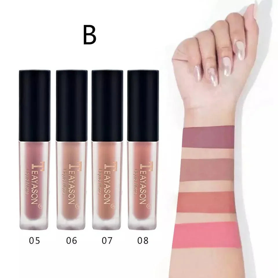 4pcs/set Teayason Waterproof Matte Liquid Lipstick - Buy Online in Pakistan at Cosmia.pk