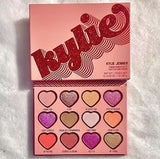 12 Colors Kylie Kayan shafawa Valentines Day Collection Eyeshadow - Buy Online in Pakistan at Cosmia.pk