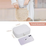 Velvet Multi‑function Jewelry Storage Box - Buy Online in Pakistan at Cosmia.pk