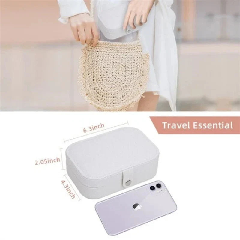 Velvet Multi‑function Jewelry Storage Box - Buy Online in Pakistan at Cosmia.pk