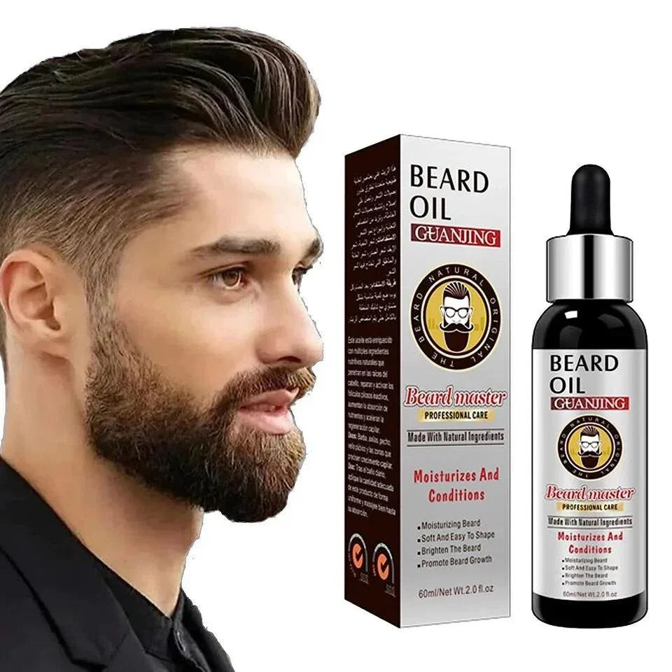 Natural Beard Growth Anti Hair Loss Beard Oil - 60ml - Buy Online in Pakistan at Cosmia.pk