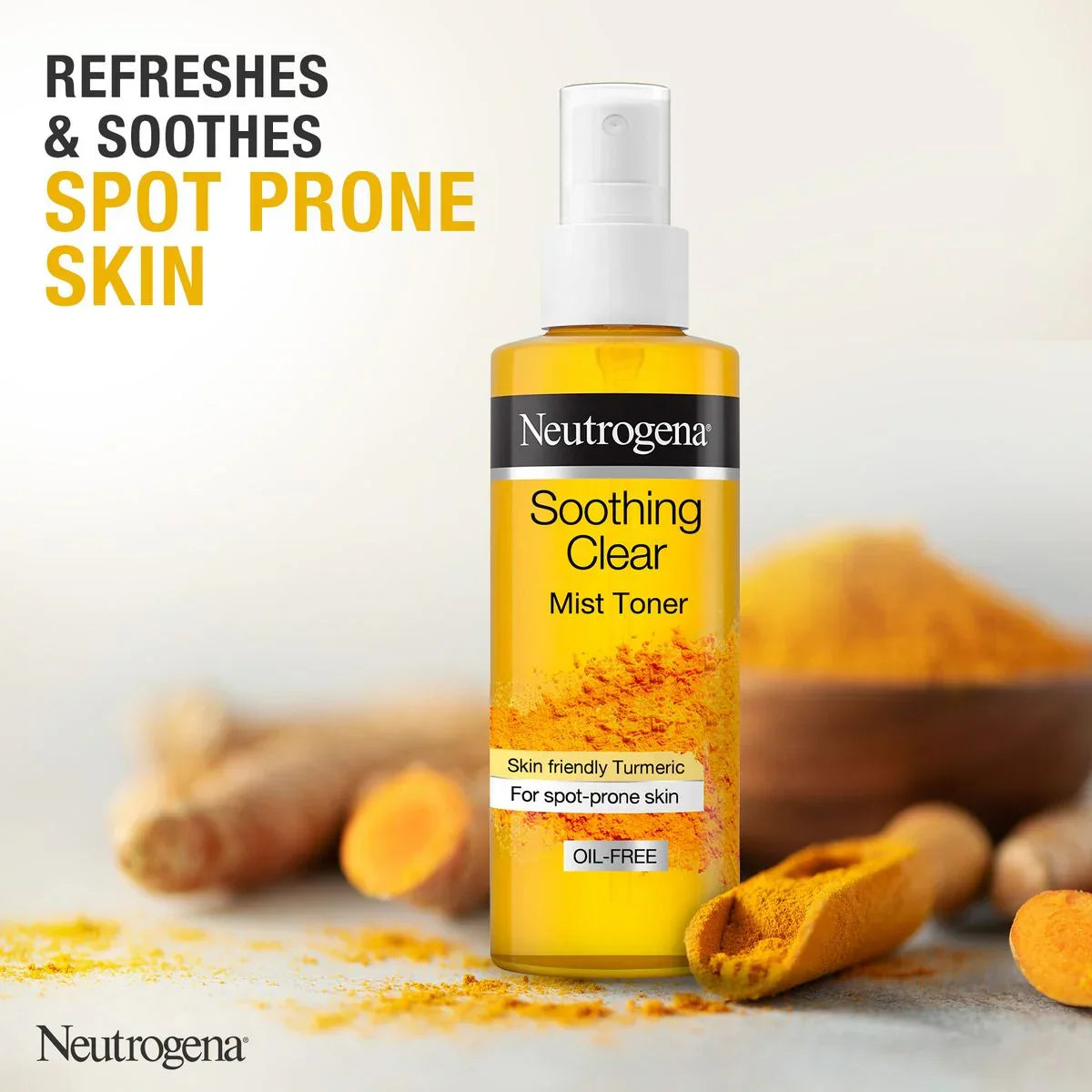 Neutrogena Soothing Clear Turmeric Mist Toner - 125ml - Buy Online in Pakistan at Cosmia.pk