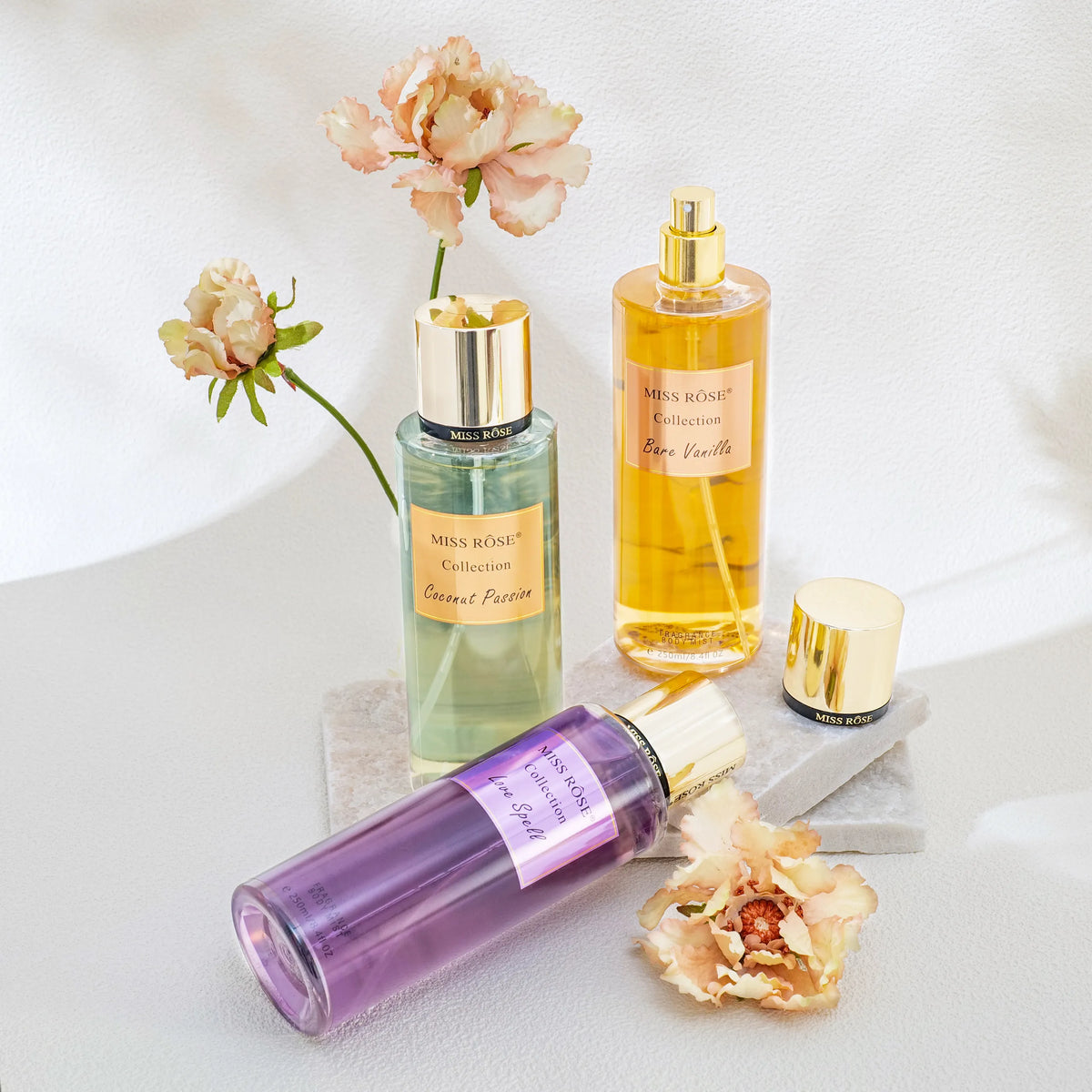Miss Rose Collection Amber Romance Body Mist - 250ml - Buy Online in Pakistan at Cosmia.pk