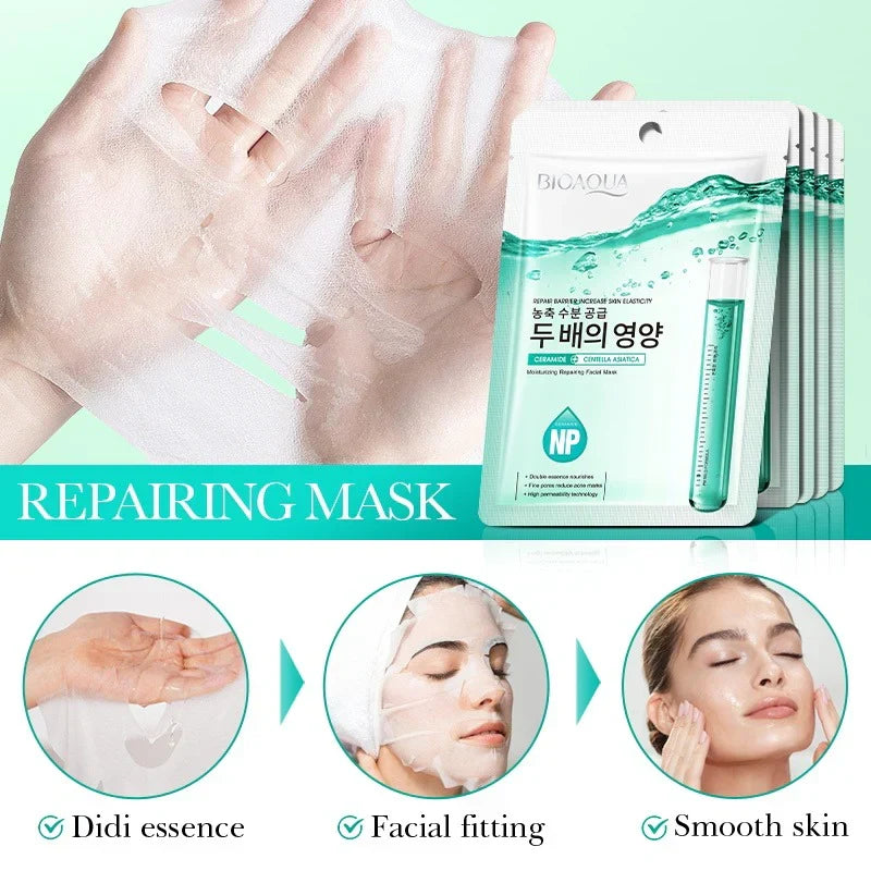 Bioaqua Ceramide Centella Asiatica Moisturizing Face Mask - Buy Online in Pakistan at Cosmia.pk