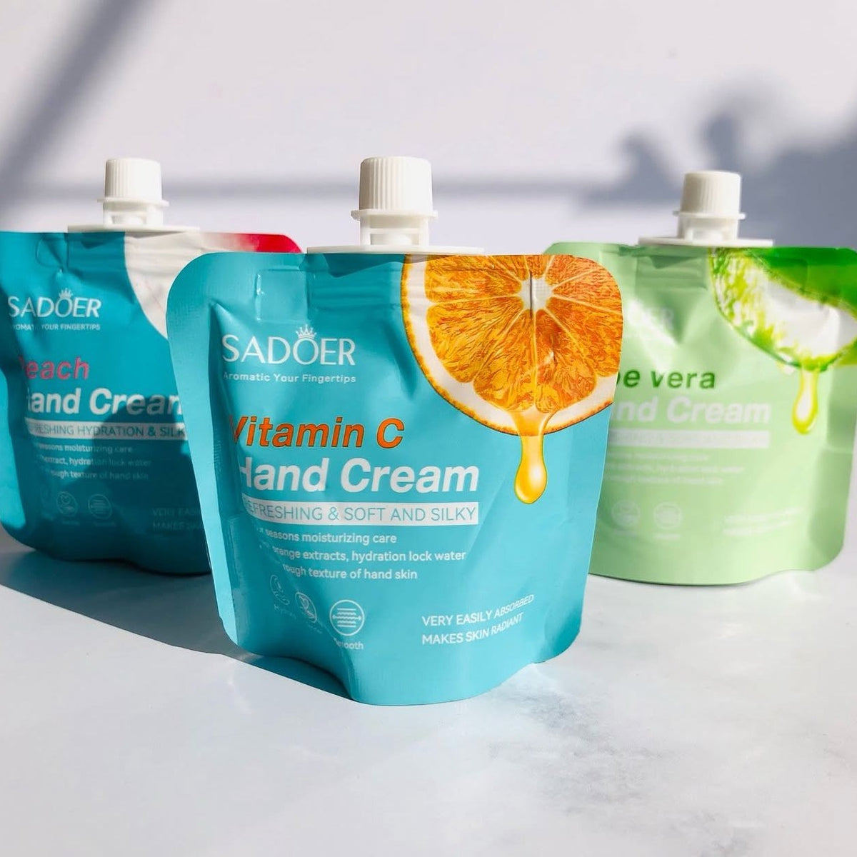 SADOER Aloe Vera Hand Cream Pouch 30g - Buy Online in Pakistan at Cosmia.pk - hand cream pouch range