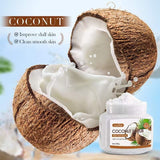 SADOER Coconut Bath Salt Scrub 350g - Soft and Exfoliating Body Scrub