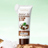 SADOER Coconut Oil Cleanser 100g tube with cleansing foam