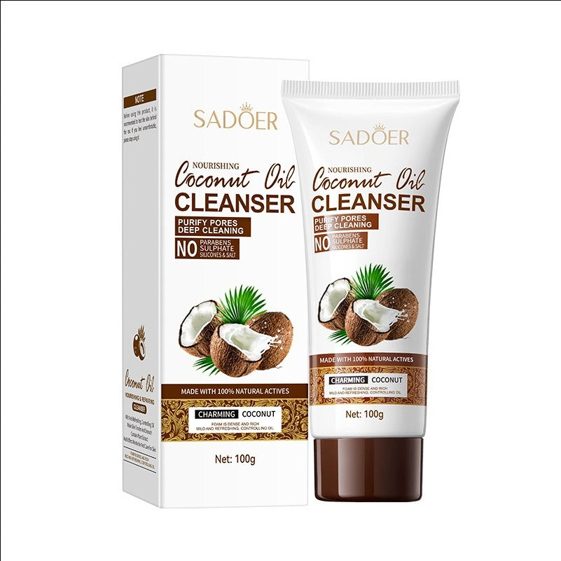 SADOER Coconut Oil Cleanser 100g purify pores deep cleaning