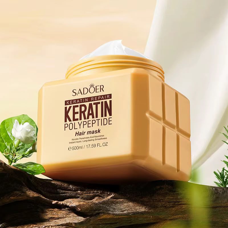 Sadoer Keratin Repair Keratin Polypeptide Hair Mask 500ml - Buy Online in Pakistan at Cosmia.pk