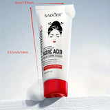 Sadoer kojic acid facial wash tube size 14cm for daily cleansing