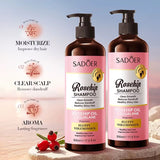 SADOER Rosehip Shampoo 500ml - Anti-Dandruff Fluffy Voluminous Hair Care - View 2