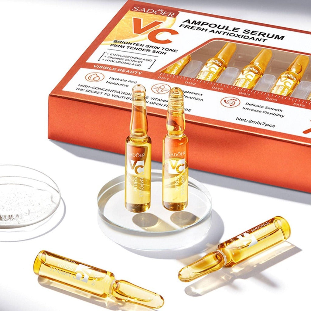 SADOER VC Ampoule Serum Freshen Antioxidant 2ml x 7pcs - Buy Online in Pakistan at Cosmia.pk