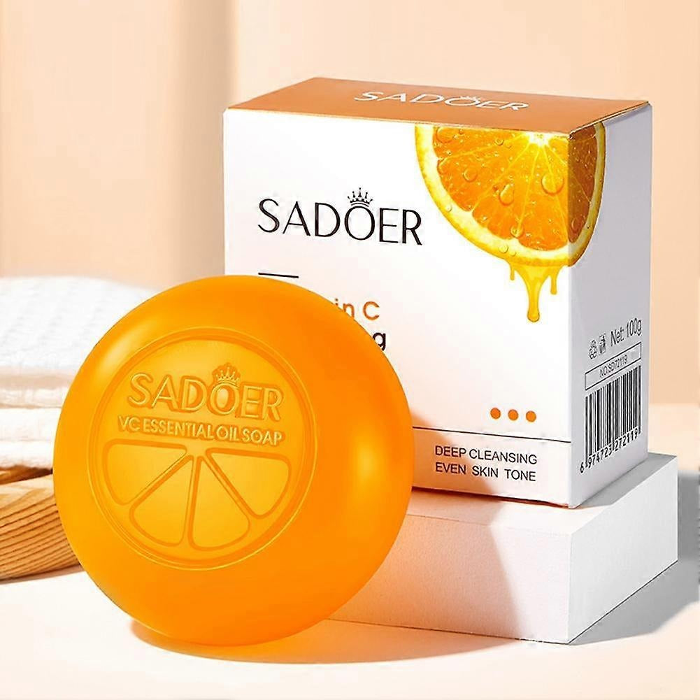 Sadoer Vitamin C Brightening Whitening Soap Bar 100g - Buy Online in Pakistan at Cosmia.pk