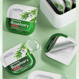 SADOER Rosemary Hair Mask mini pods closeup - 98% rosemary extract volumizing hair mask