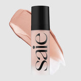Saie Glowy Super Gel Mini in Roseglow - 15ml bottle and swatch