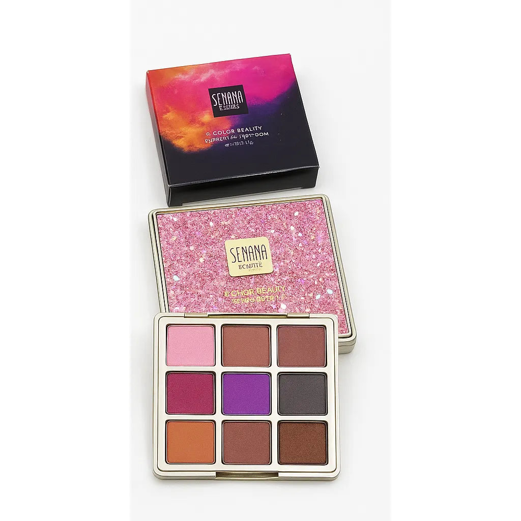 SENANA 9-Color Eyeshadow Palette – Matte & Shimmer Edition - Buy Online in Pakistan at Cosmia.pk