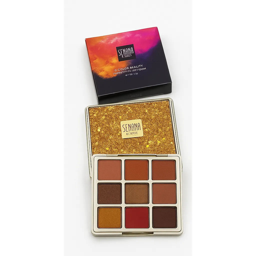 SENANA 9-Color Eyeshadow Palette – Matte & Shimmer Edition - Buy Online in Pakistan at Cosmia.pk