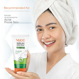 VLCC Acne Defense Serum Face Wash with Salicylic Acid Serum & Neem - 150ml - Buy Online in Pakistan at Cosmia.pk