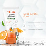 VLCC Acne Defense Serum Face Wash with Salicylic Acid Serum & Orange Peel - 150ml - Buy Online in Pakistan at Cosmia.pk