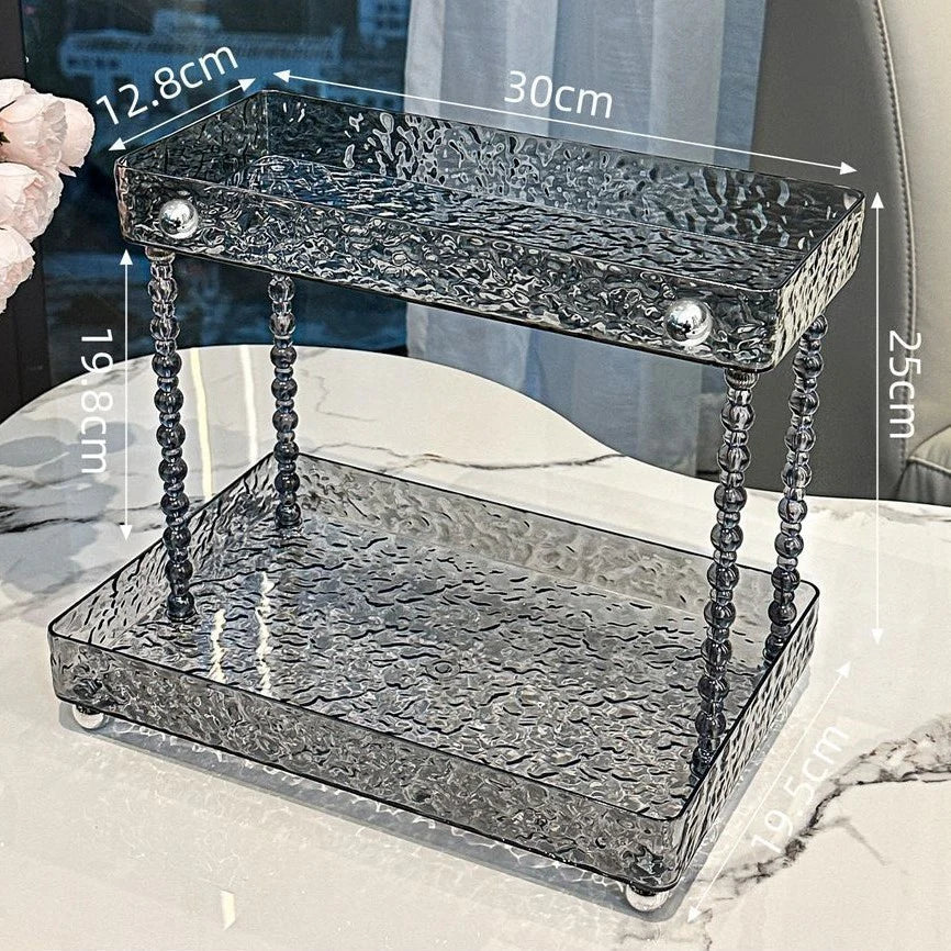 Acrylic 2 Layer Counter Organizer - Buy Online in Pakistan at Cosmia.pk
