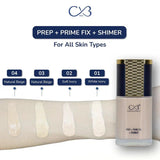 CVB Prep + Prime Fix + Shimmer Foundation – 40ml - Buy Online in Pakistan at Cosmia.pk