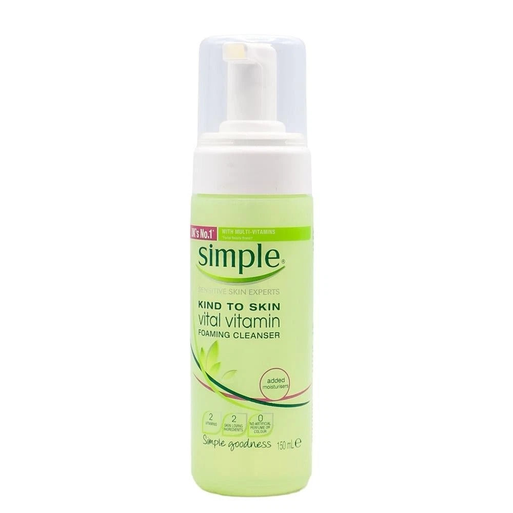 Simple Kind to Skin Vital Vitamin Foaming Cleanser 150ml packshot